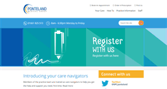 Desktop Screenshot of pontelandmedicalgroup.co.uk